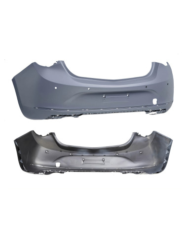 pare-chocs arrière à peindre + 4 capteurs OPEL ASTRA J 5 portes (08/2012 à 09/2015)