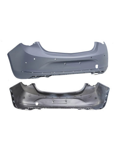 pare-chocs arrière à peindre + 6 capteurs OPEL ASTRA J 5 portes (08/2012 à 09/2015)