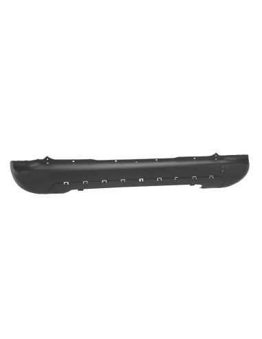 pare-chocs arrière central noir + trous enjoliveur PEUGEOT PARTNER II (03/2012 à 04/2015)