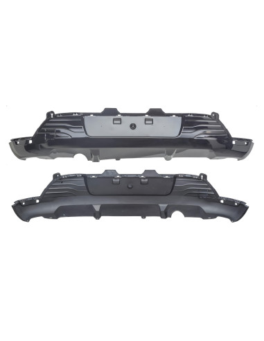 pare-chocs arrière inférieur noir brillant RENAULT CLIO IV phase 1 du 07/2012 au 08/2016