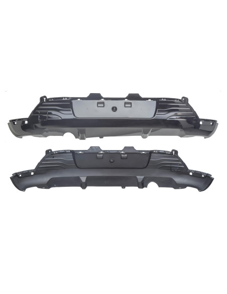 pare-chocs arrière inférieur noir brillant RENAULT CLIO IV phase 1 du 07/2012 au 08/2016
