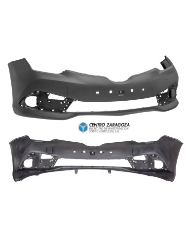 pare-chocs avant noir TOYOTA AURIS II (E18) (06/2015)