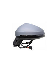 Rétroviseur gauche électrique, chauffant à peindre + feu + side [grand angle] AUDI A4 V (B9-8W) phase 2 depuis le 09/2019