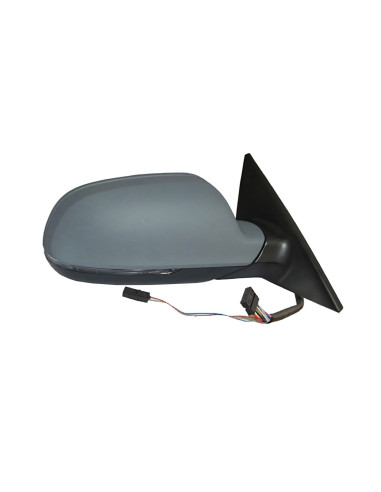 Rétroviseur droit électrique, chauffant, rabattable à peindre + feu + Safe side [grand angle] 2ptes AUDI A5 I phase 2 depuis le 