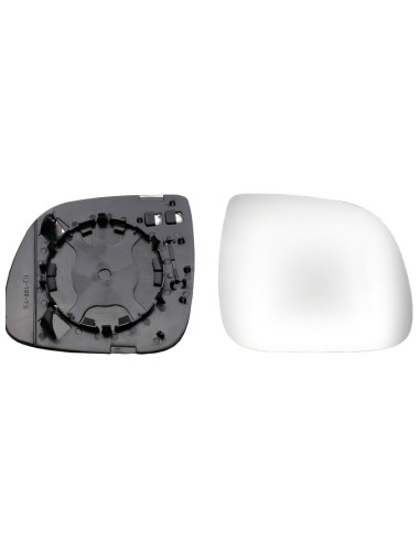 Glace + support rétroviseur droit chauffant AUDI Q7 I phase 1 du 03/2006 au 04/2009