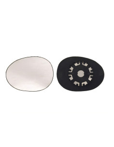 Glace + support rétroviseur gauche CITROEN C1 I phase 2 du 03/2012 au 05/2014