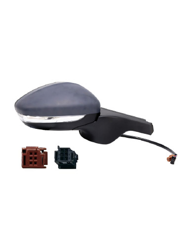 Rétroviseur droit électrique, chauffant à peindre + feu + sonde -