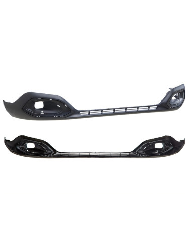 Pare-chocs avant inférieur noir CITROEN C4 III 5ptes depuis le 09/2020