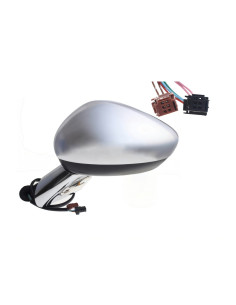 Rétroviseur gauche électrique, chauffant + feu + support et coque chrome CITROEN DS3 phase 3 du 04/2016 au 06/2020