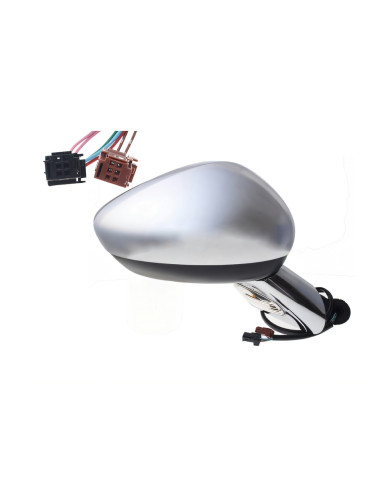 Rétroviseur droit électrique, chauffant, coque et support chromés + feu + sonde CITROEN DS3 phase 3 du 04/2016 au 06/2020