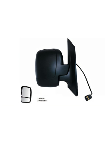 Rétroviseur droit électrique, chauffant, rabattable à peindre + sonde [2 Glaces] CITROEN JUMPY II du 01/2007 au 03/2016