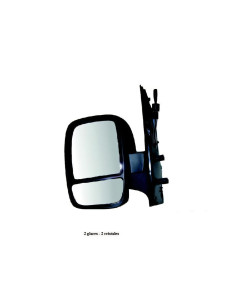 Rétroviseur gauche mécanique [2 Glaces] CITROEN JUMPY II du 01/2007 au 03/2016