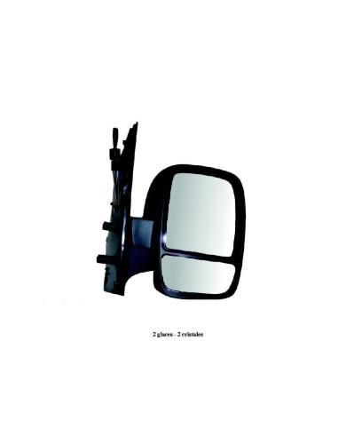Rétroviseur droit mécanique [2 Glaces] CITROEN JUMPY II du 01/2007 au 03/2016