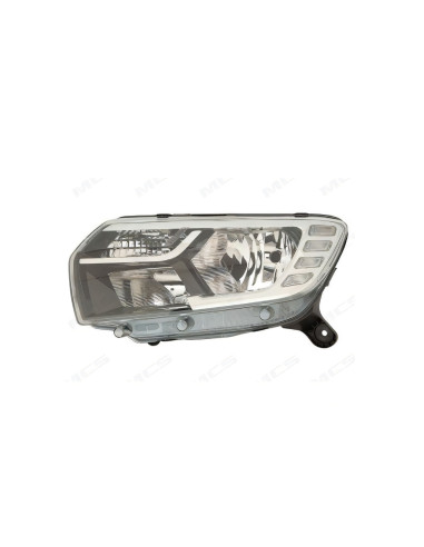 Phare gauche H7+H7 DACIA SANDERO II - SANDERO STEPWAY II phase 2 du 11/2016 au 08/2020