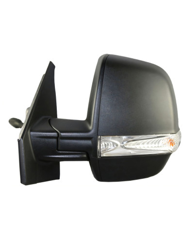Rétroviseur gauche mécanique + feu [2 glaces] FIAT DOBLO II phase 2 depuis le 02/2015
