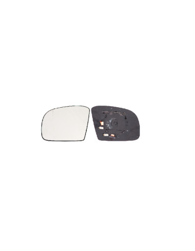 Glace + support rétroviseur gauche chauffant [grand angle] MERCEDES W164 CLASSE M phase 1 du 06/2005 au 09/2008