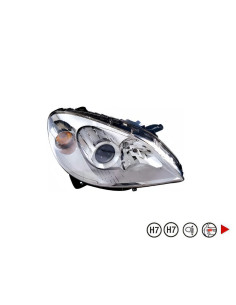 Phare droit H7+H7 MERCEDES W245 CLASSE B I phase 1 du 06/2005 au 04/2008