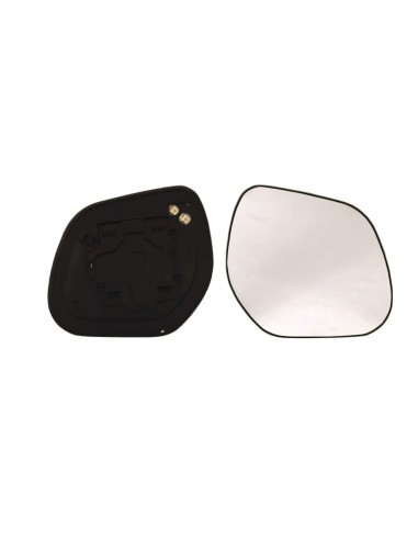 Glace + support rétroviseur droit chauffant MITSUBISHI OUTLANDER II phase 1 du 01/2007 au 12/2009