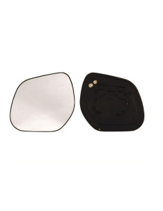 Glace + support rétroviseur gauche chauffant MITSUBISHI OUTLANDER II phase 1 du 01/2007 au 12/2009