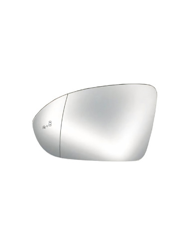 Glace + support rétroviseur gauche chauffant + safe side [grand angle] OPEL ASTRA K 5 portes phase 1 du 10/2015 au 08/2019