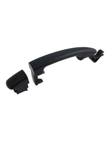 Poignée porte coulissant reversible noire PEUGEOT 208 I phase 1 du 03/2012 au 05/2015