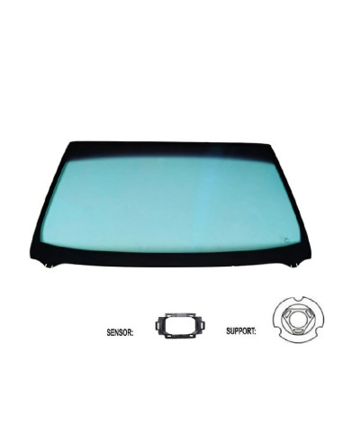 Pare-brise teinté vert athermique + capteur  PEUGEOT 3008 I phase 2 depuis le 11/2013 au 09/2016