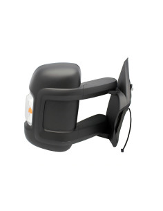 Rétroviseur droit électrique, chauffant + feu [long] (8 pins) PEUGEOT BOXER II du 06/2006 au 05/2014