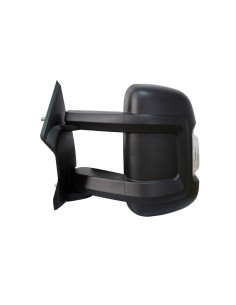 Rétroviseur gauche manuel  + feu + sonde  [long] PEUGEOT BOXER II du 06/2006 au 05/2014