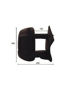 Rétroviseur droit manuel + feu [moyen] PEUGEOT BOXER II du 06/2006 au 05/2014 2