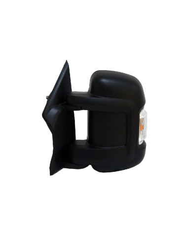 Rétroviseur gauche manuel + feu(16w) [court] PEUGEOT BOXER II du 06/2006 au 05/2014