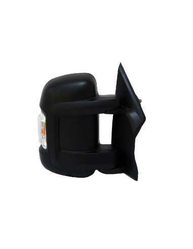 Rétroviseur droit manuel + feu(16w) [court] PEUGEOT BOXER II du 06/2006 au 05/2014
