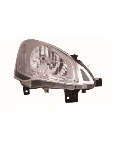 Phare droit électrique H4 PEUGEOT PARTNER II phase 3 du 05/2015 au 08/2018