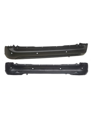 Pare-chocs arrière central noir 4 capteurs PEUGEOT PARTNER III depuis le 09/2018