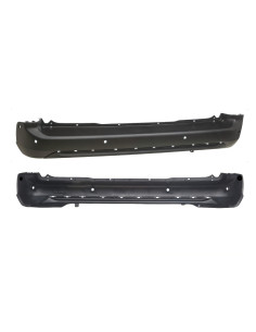 Pare-chocs arrière central noir + 6 capteurs et enjoliveur PEUGEOT PARTNER III depuis le 09/2018