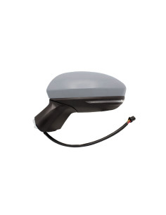 Rétroviseur gauche électrique, chauffant à peindre + feu [grand angle] RENAULT CLIO V depuis le 04/2019