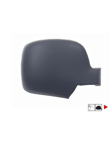 Coque rétroviseur droit à peindre RENAULT KANGOO II phase 1 du 01/2008 au 05/2013