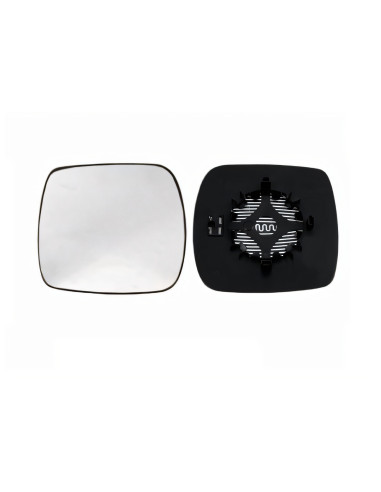 Glace + support rétroviseur chauffant RENAULT KANGOO II phase 1 du 01/2008 au 05/2013