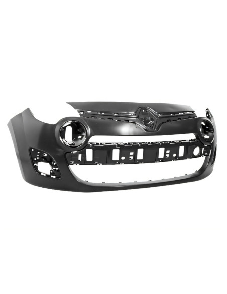 Pare-chocs avant noir RENAULT TWINGO II phase 2 du 01/2012 au 08/2014