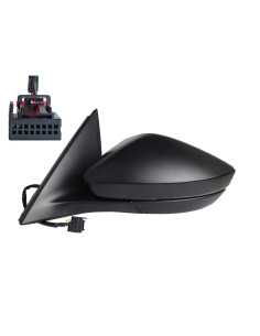 Rétroviseur gauche électrique, chauffant à peindre + feu SKODA KAMIQ (NW) depuis le 06/2019