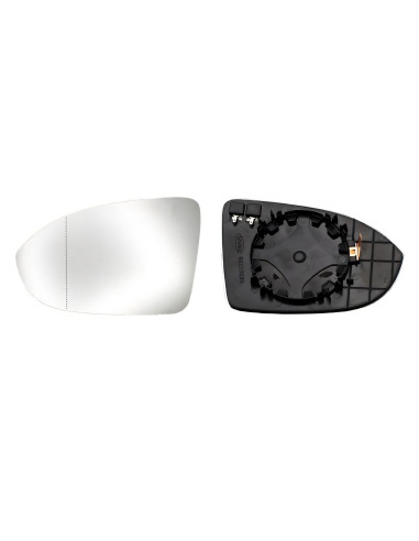 Glace + support rétroviseur gauche chauffant [grand angle] VOLKSWAGEN GOLF 8 (CD) phase 1 depuis le 09/2019