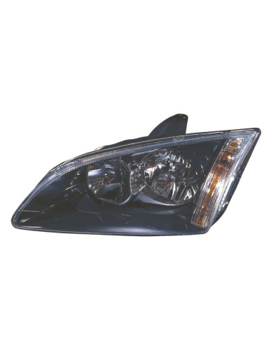 Phare gauche H1+H7 noir pour FORD FOCUS II de 2004 à 2007