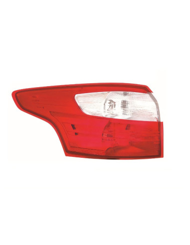 Feu arrière gauche extérieur LED Ford Focus III de 2011 à 2014
