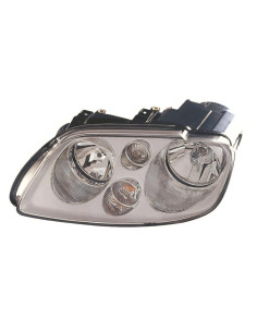 Phare gauche H7+H7 chrome pour VOLKSWAGEN TOURAN I de 03/2003 à 12/2006