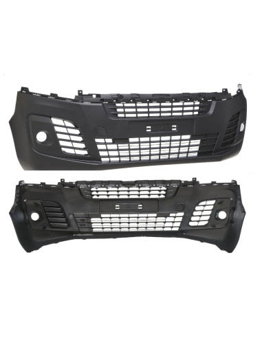 Pare-chocs avant noir AB Cargo pour PEUGEOT EXPERT III - TRAVELER de 2016