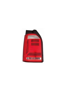 Feu arrière gauche rouge et blanc Volkswagen Transporter T6 de 2015 à 2020