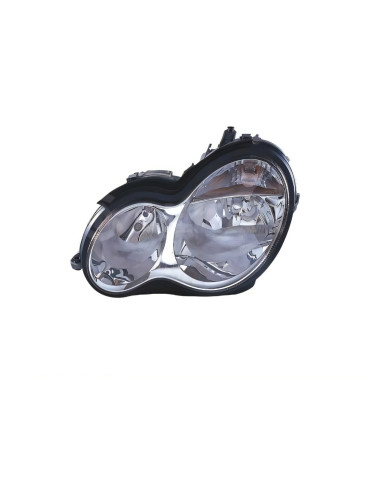 Phare gauche H7+H7 pour Mercedes W203 Classe C phase 2 de 04/2004 à 12/2006