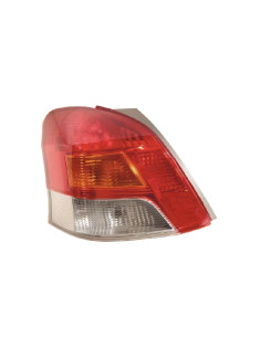 Feu arrière gauche 5 portes rouge orange pour Toyota Yaris II de 2009 à 2011