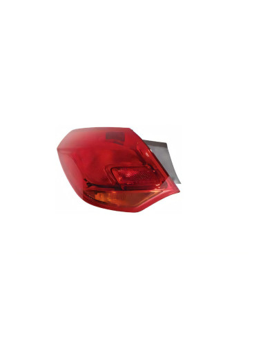 Feu arrière gauche extérieur rouge pour Opel Astra J 5 portes de 2010 à 2012