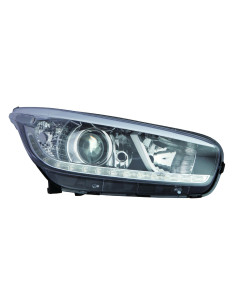 Phare électrique droit avec moteur LED H7 noir pour KIA CEED II de 2012 à 2015