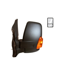 Rétroviseur gauche manuel avec feu orange pour Ford Transit MK8 de 2014 à 2019